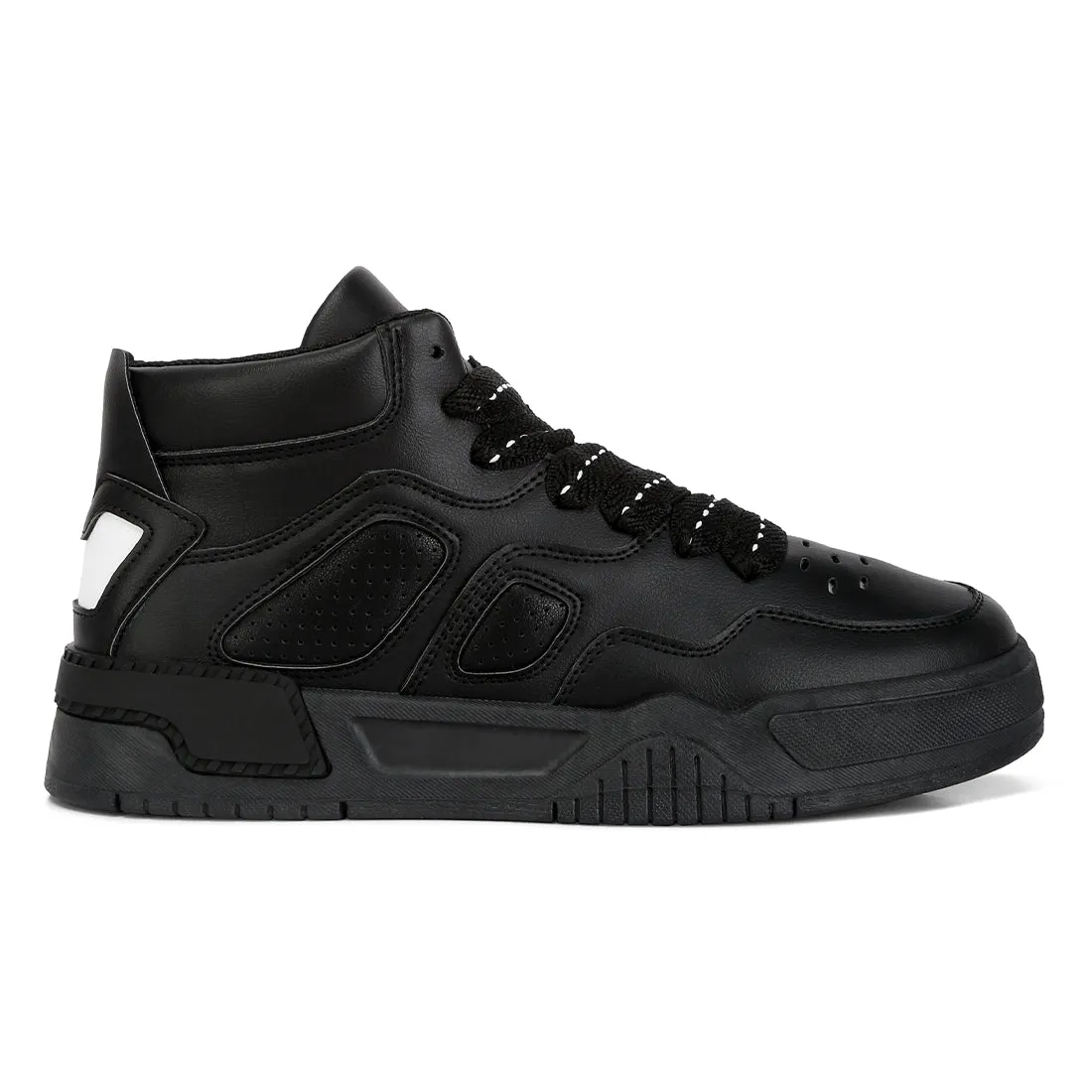 Men's Panelling Detail Ankle Length Sneakers