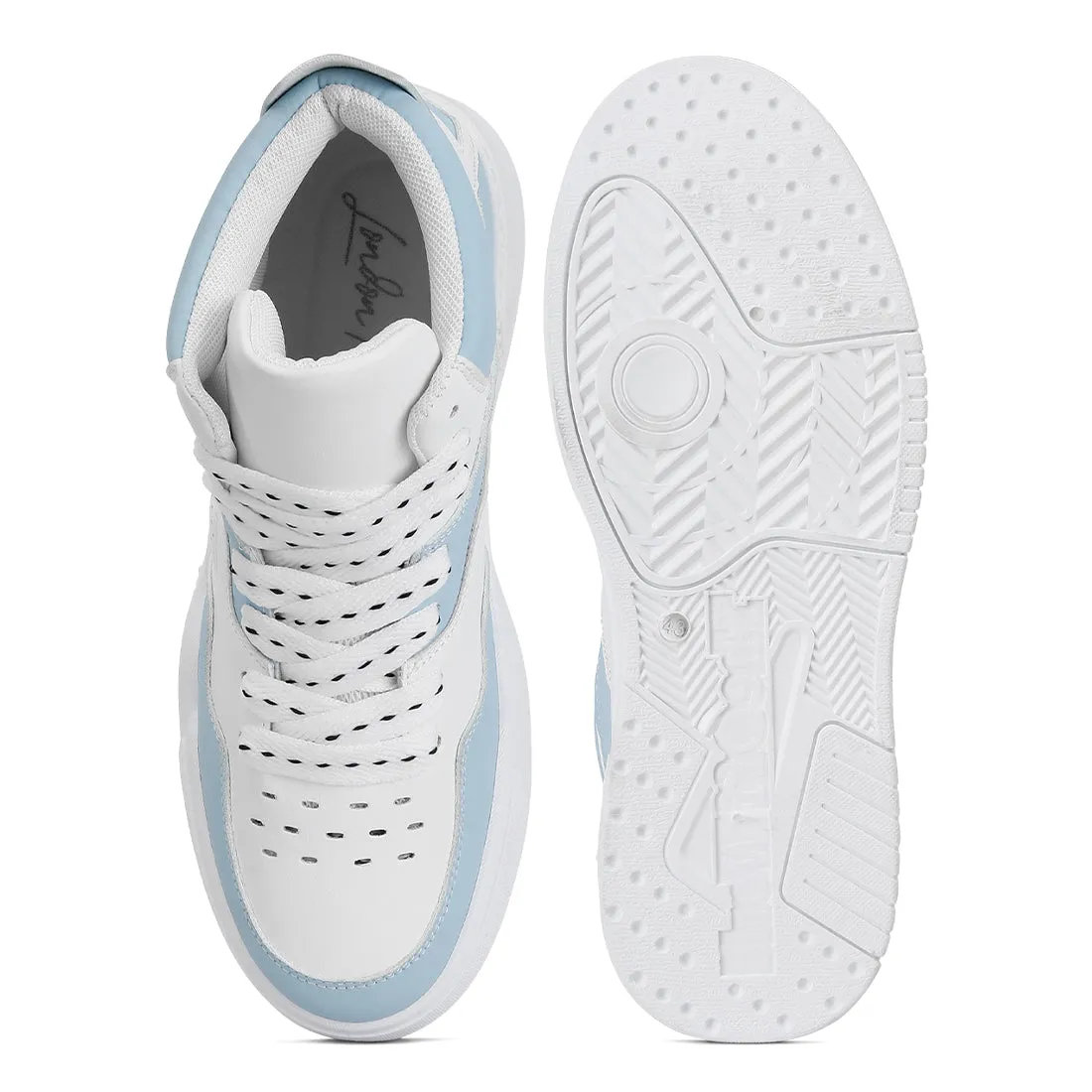 Men's Panelling Detail Ankle Length Sneakers